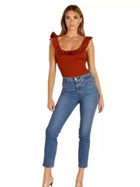 Levi's Mid Blue Cropped Ankle Jeans